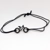 Bracelet VTT noir mat en acier inox – Image 2