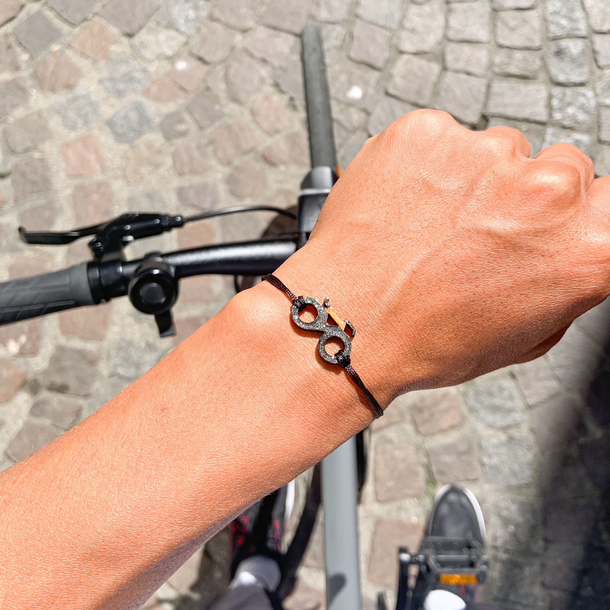 Bracelet vélo Pink and black joaocycling