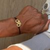 Bracelet velo couleur OR en acier inox – Image 2