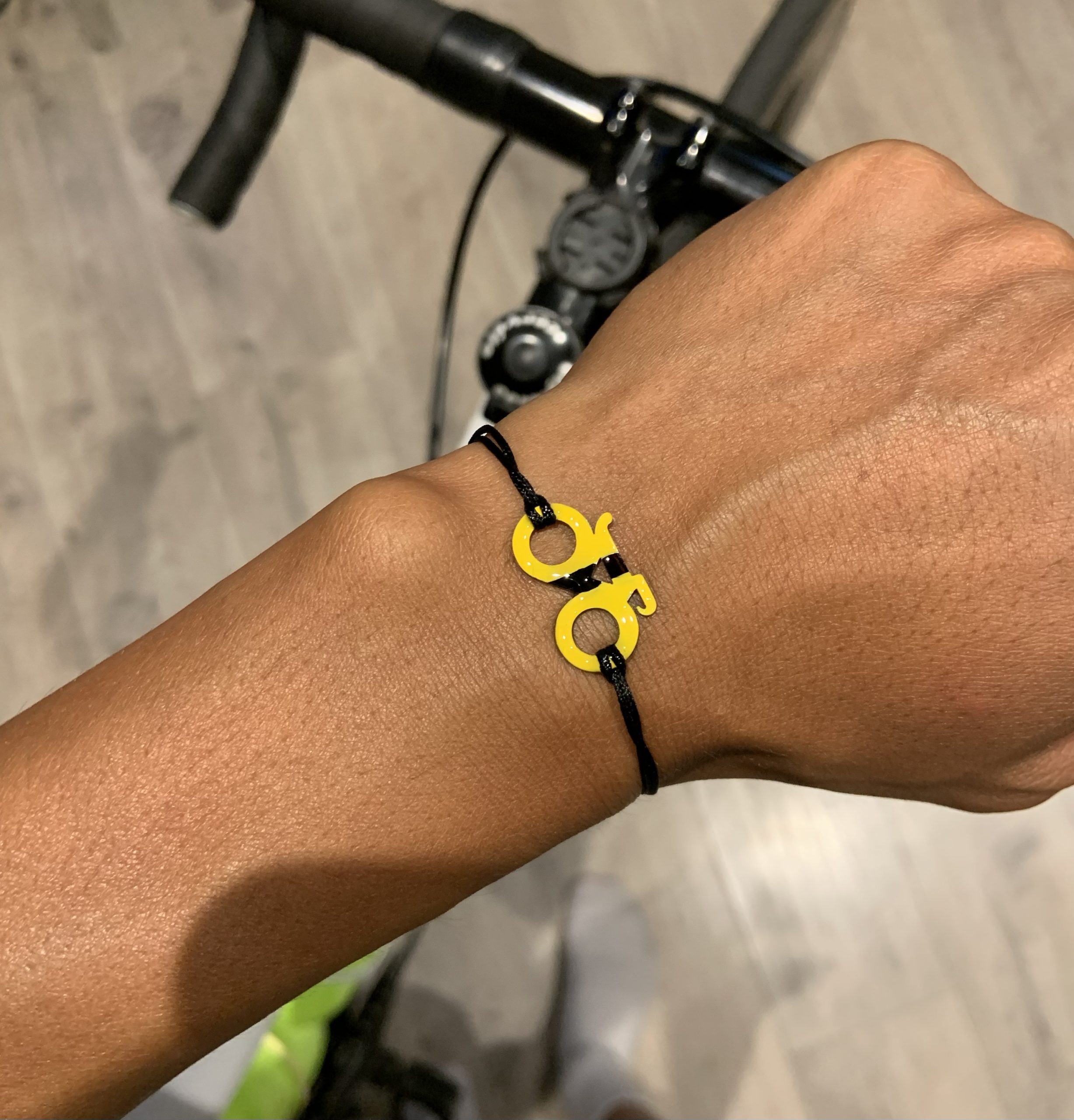 Bracelet velo cyclisme custom JUMBO en acier inox joaocycling
