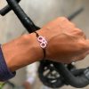 Bracelet velo Rose lutte contre le cancer