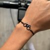 Bracelet homme velo full black acier inox
