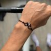 Bracelet velo France black version acier inox