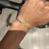Bracelet vélo laiton